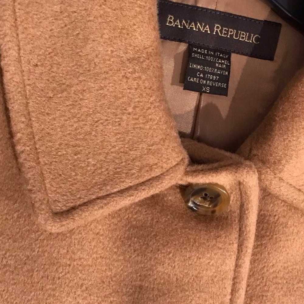 100% Camel Hair Coat, BANANA REPUBLIC - image 3