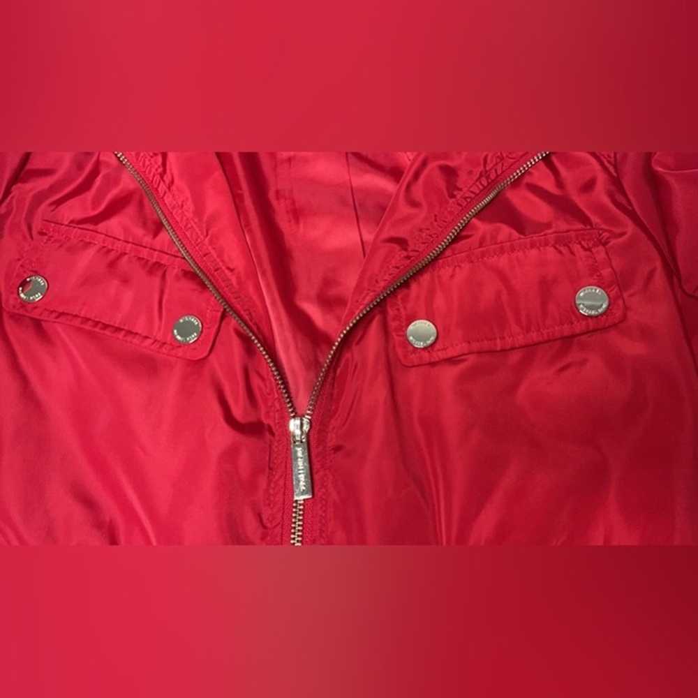 Michael Kors Red With Gold Accents Raincoat/Windb… - image 10
