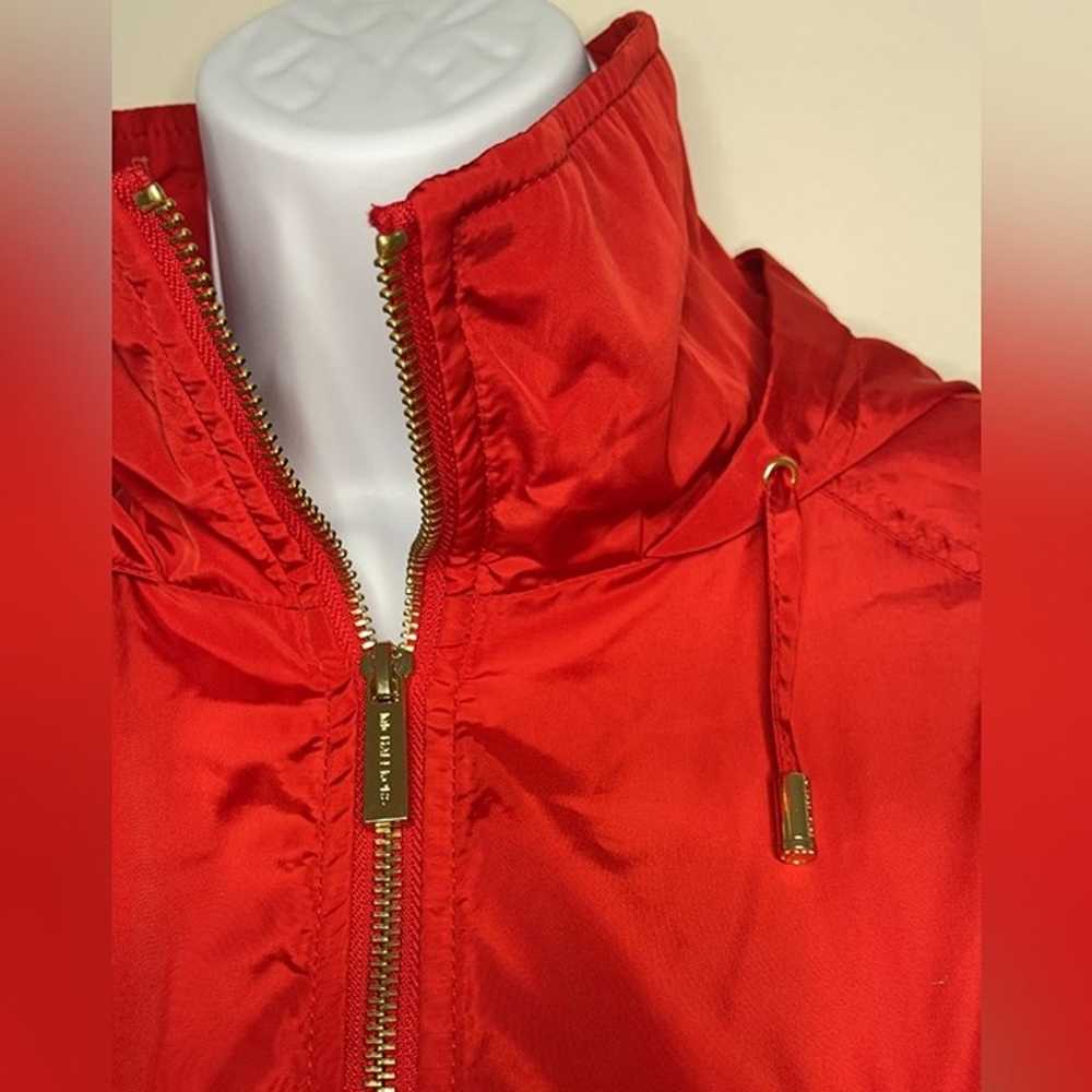Michael Kors Red With Gold Accents Raincoat/Windb… - image 6