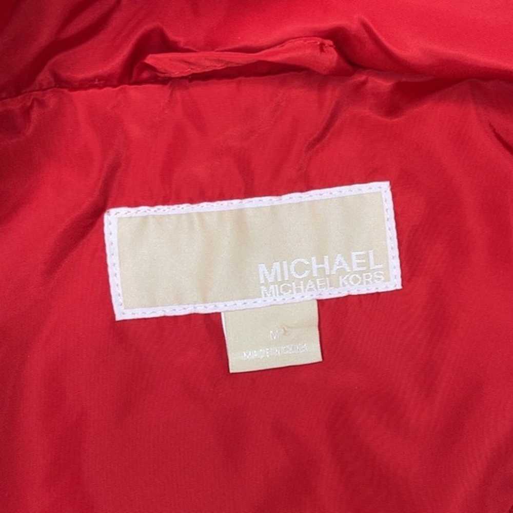 Michael Kors Red With Gold Accents Raincoat/Windb… - image 9