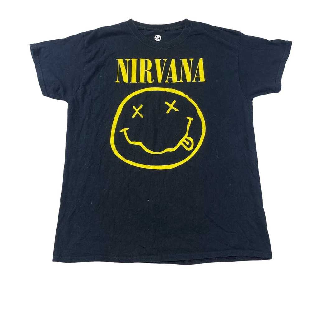 Nirvana Nirvana Graphic Band Tee Thrifted Vintage… - image 1