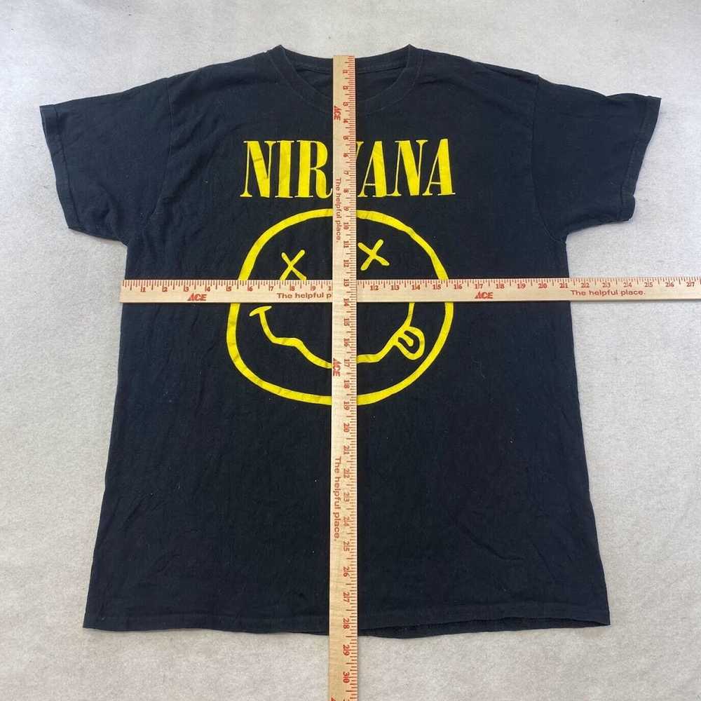 Nirvana Nirvana Graphic Band Tee Thrifted Vintage… - image 5