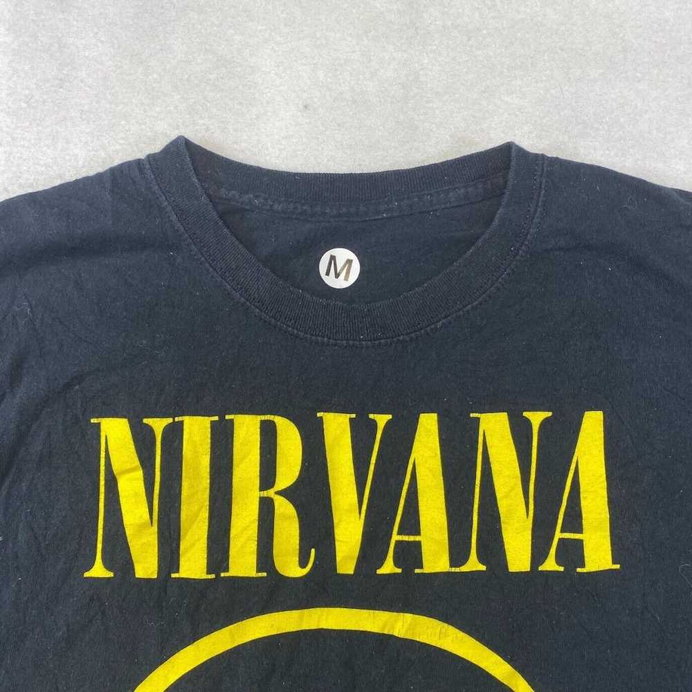 Nirvana Nirvana Graphic Band Tee Thrifted Vintage… - image 9