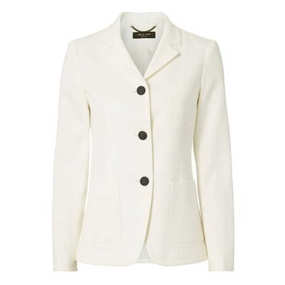 Rag & Bone Redgrave Blazer in Vanilla Sz 8 - image 10