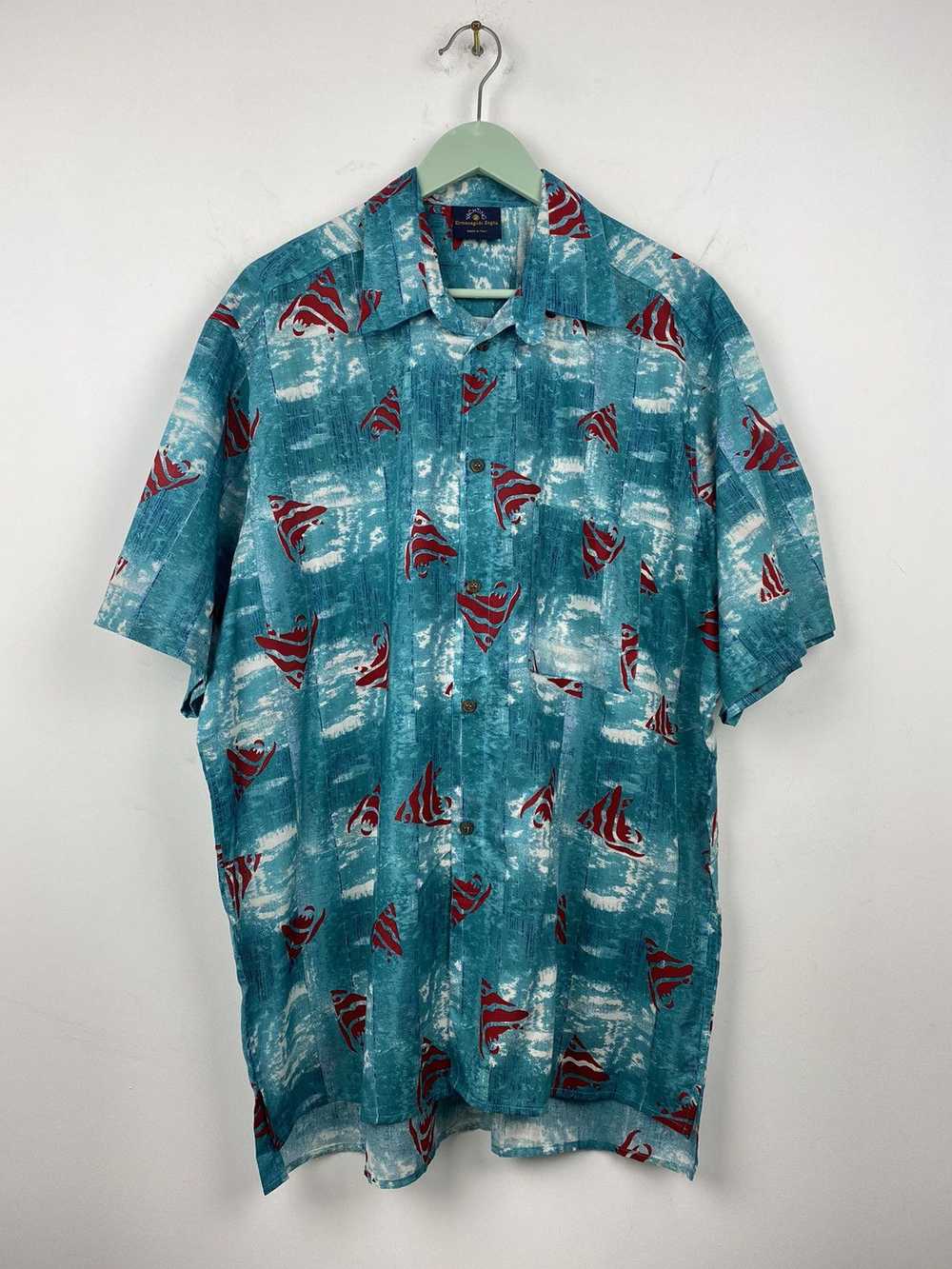 Ermenegildo Zegna × Hawaiian Shirt × Vintage Erme… - image 1