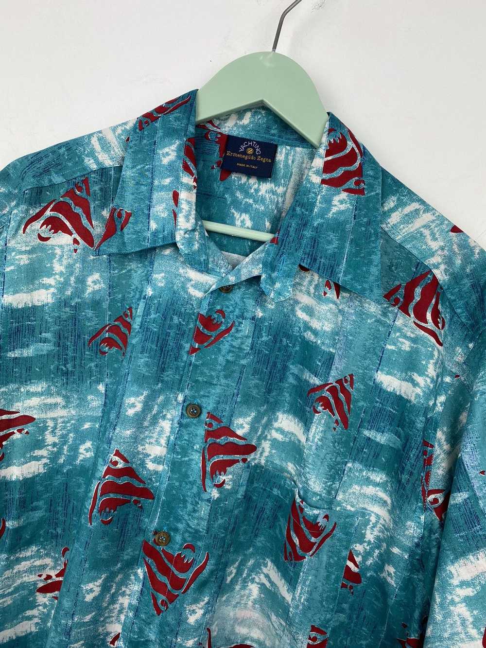 Ermenegildo Zegna × Hawaiian Shirt × Vintage Erme… - image 2