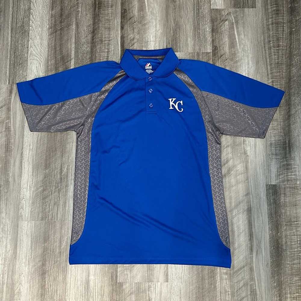 Majestic Kansas City Royals Majestic Polo - Large - image 2