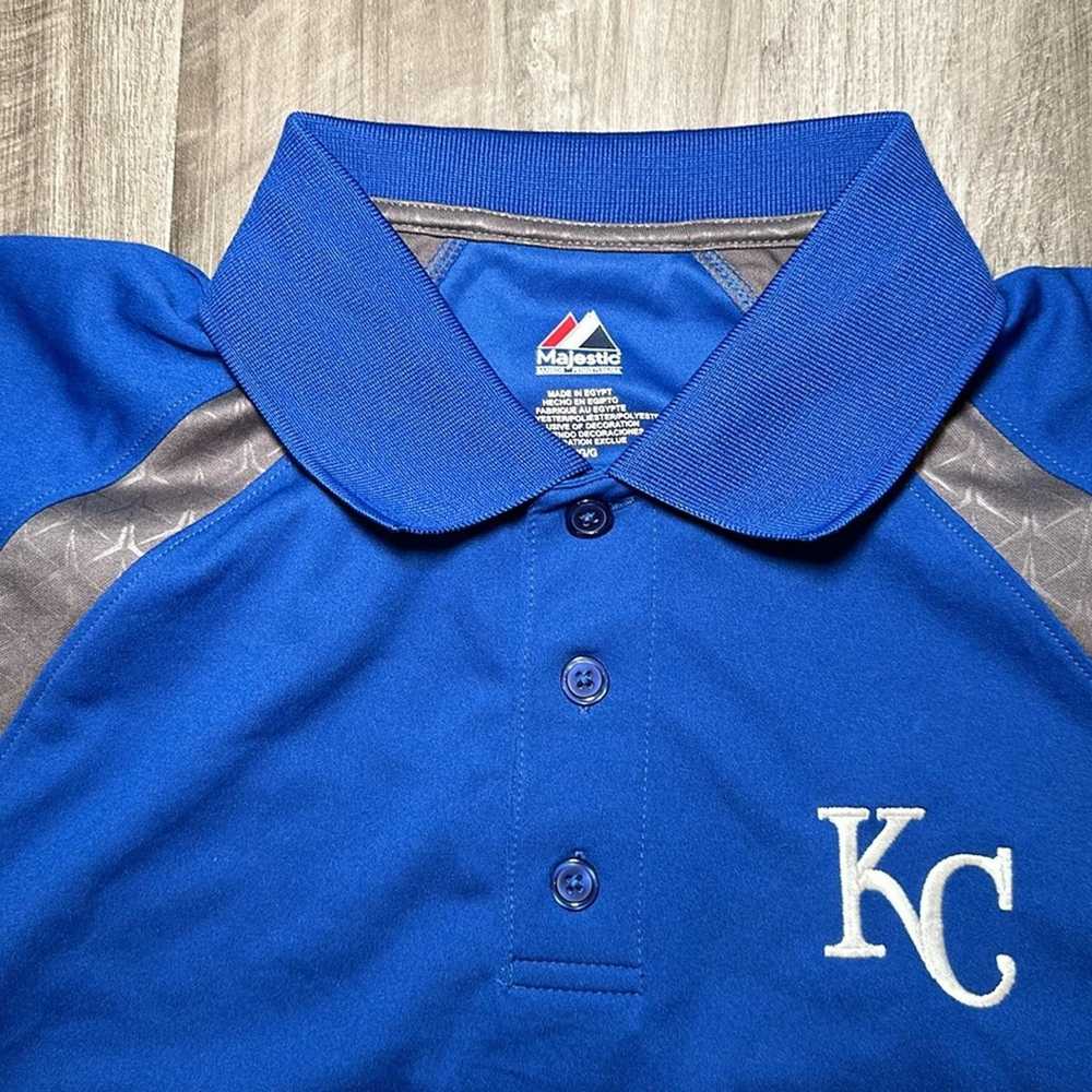 Majestic Kansas City Royals Majestic Polo - Large - image 6