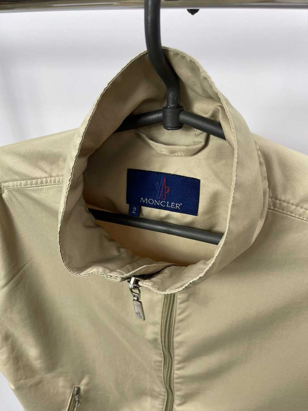 Moncler Moncler Jacket Size 2 Vintage 90s Beige Z… - image 3
