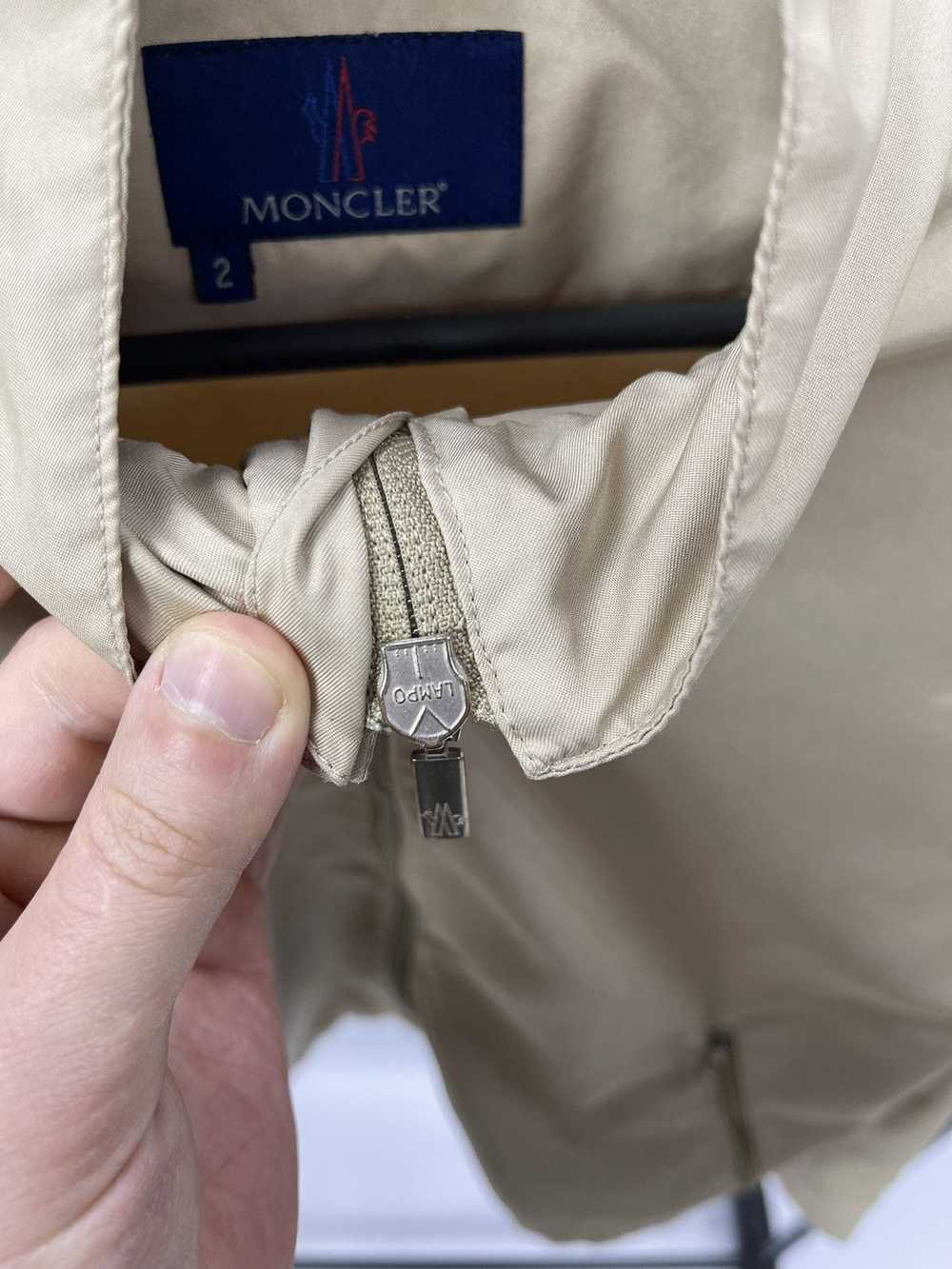Moncler Moncler Jacket Size 2 Vintage 90s Beige Z… - image 4