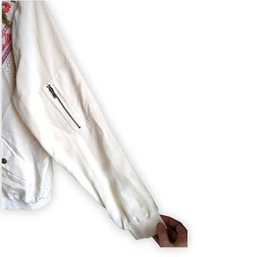 Johnny Was Parnaz embroidered silk bomber jacket … - image 6