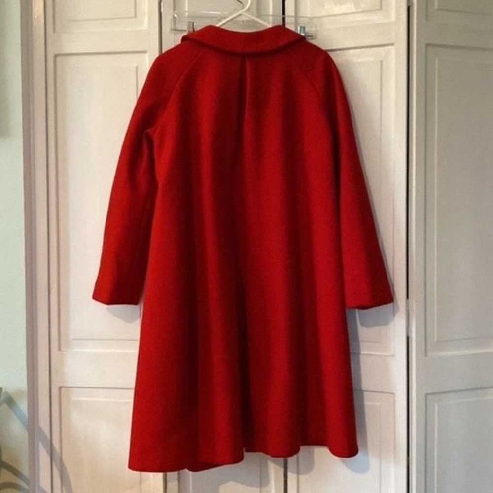 Hand sewn red wool coat! - image 6