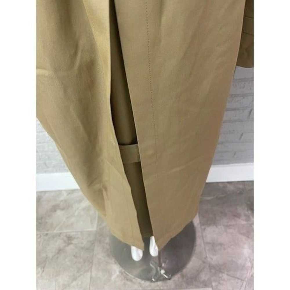 DAKS London Double Breasted Trench Coat Size 38R - image 10