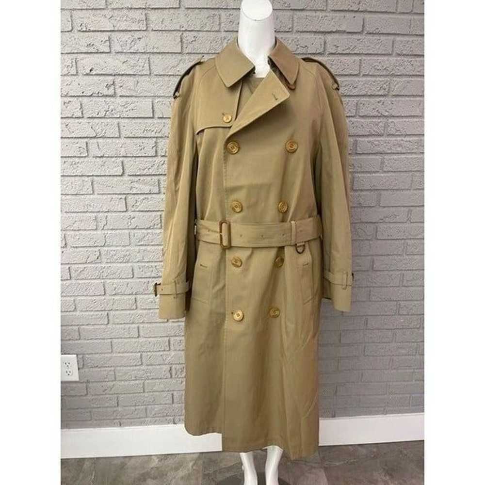 DAKS London Double Breasted Trench Coat Size 38R - image 5
