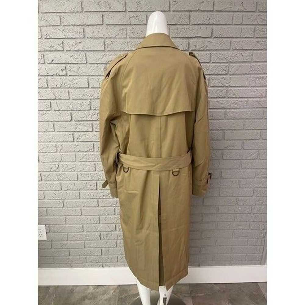 DAKS London Double Breasted Trench Coat Size 38R - image 6