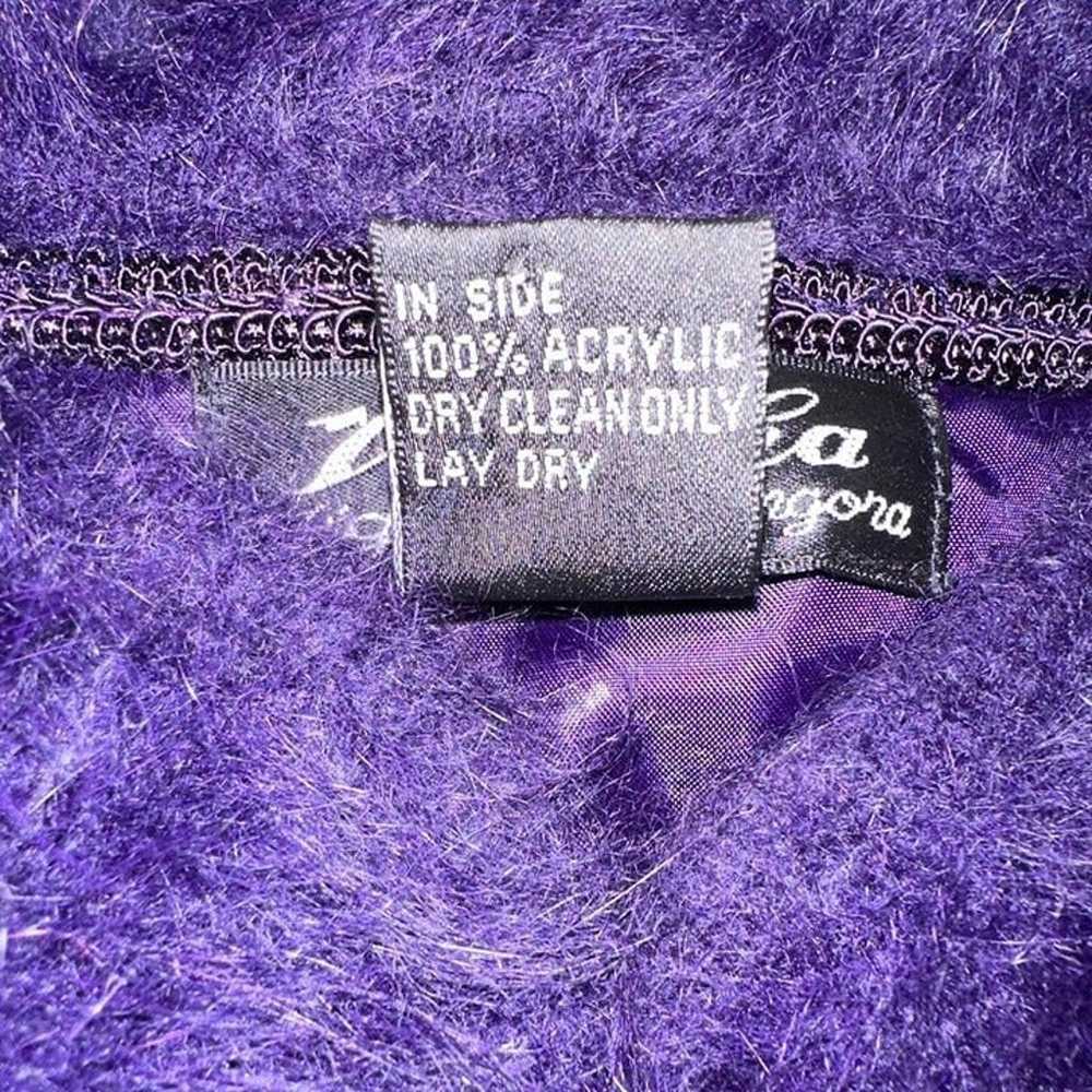 Purple Angora Jacket - image 6