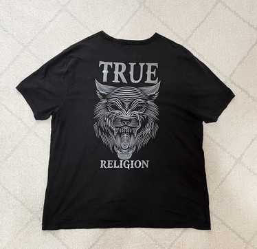 True Religion × Vintage 🔥TRUE RELIGION SS WOLF T… - image 1