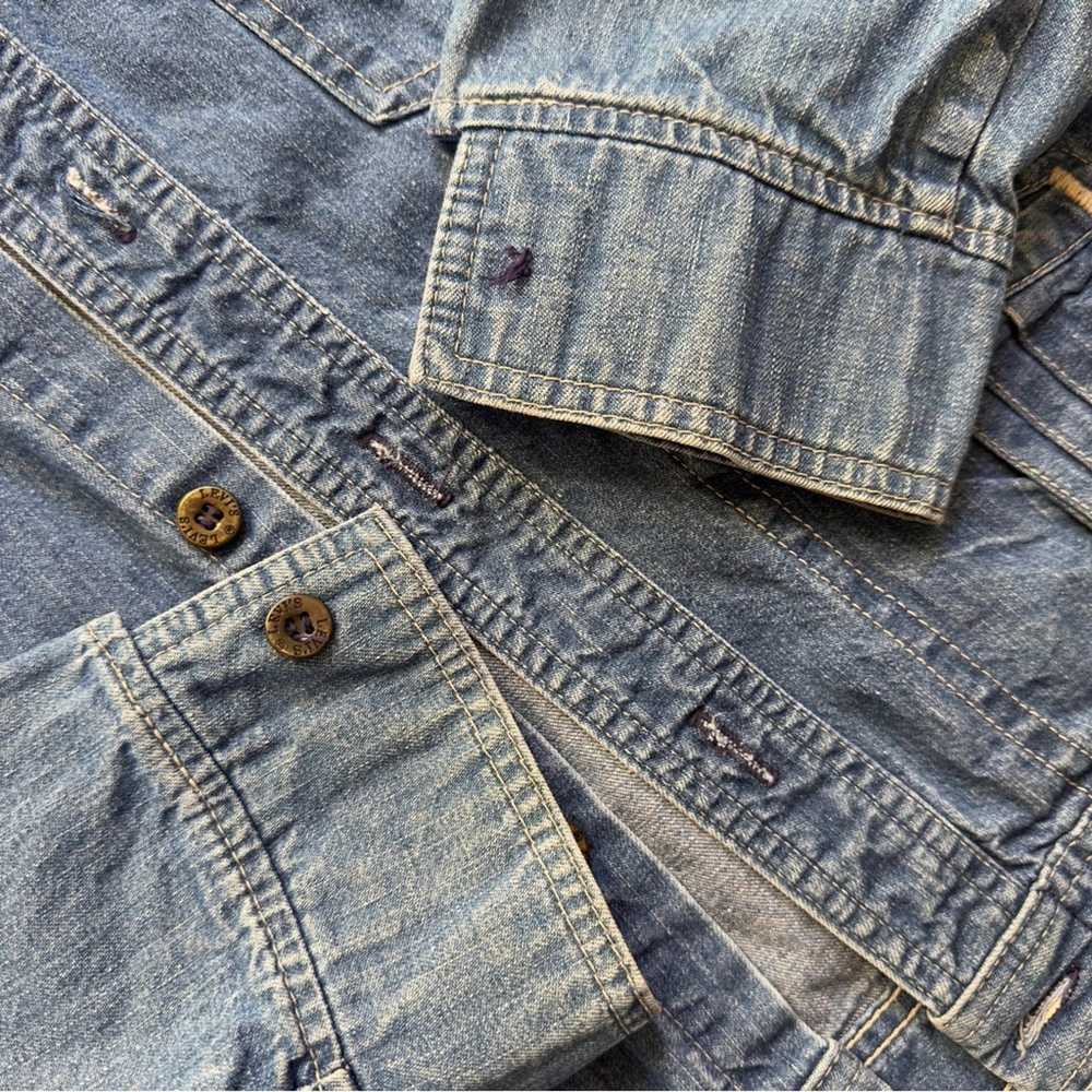 Levi's Vintage Levi’s Panatela Denim Jean Jacket … - image 6