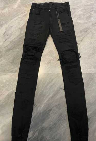 Amiri Amiri 16FW MX0 random needle jeans