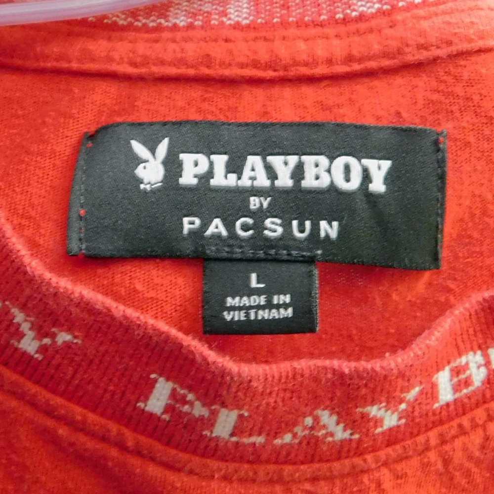 Pacsun Playboy By Pacsun Red Logo Crewneck Embroi… - image 2