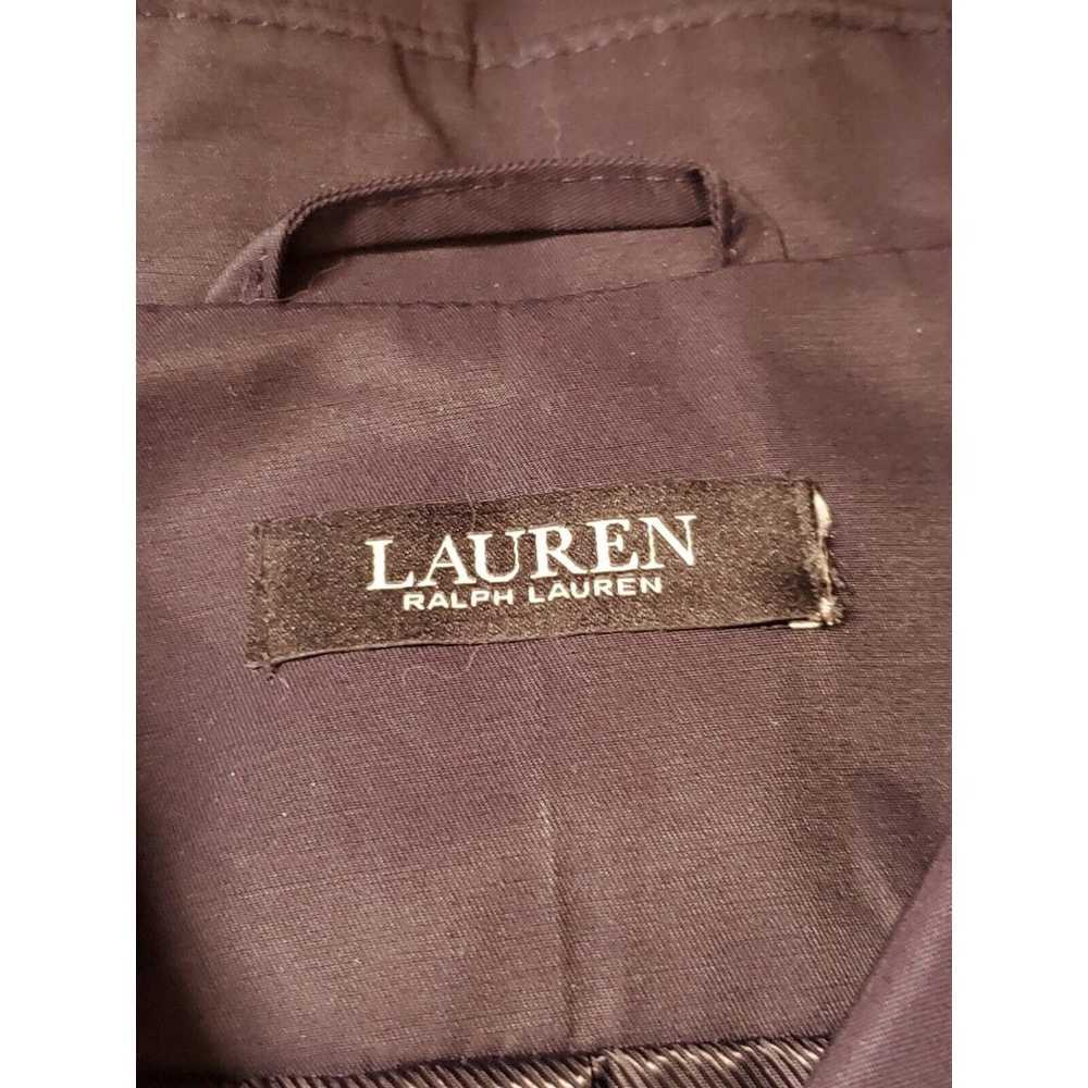 Lauren Ralph Lauren Trench Coat Women XXL Dark Na… - image 5