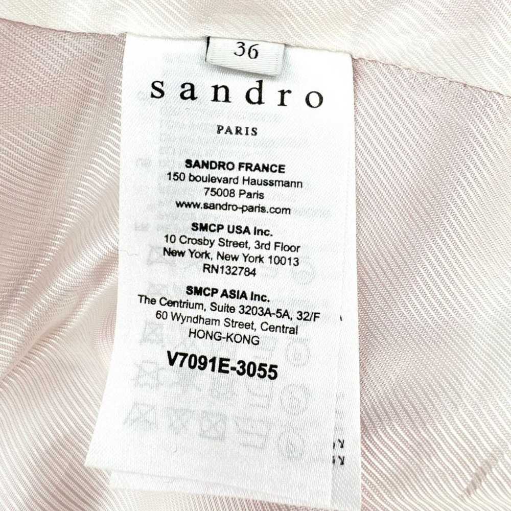 SANDRO Soazic Double Breasted Blazer S - image 8
