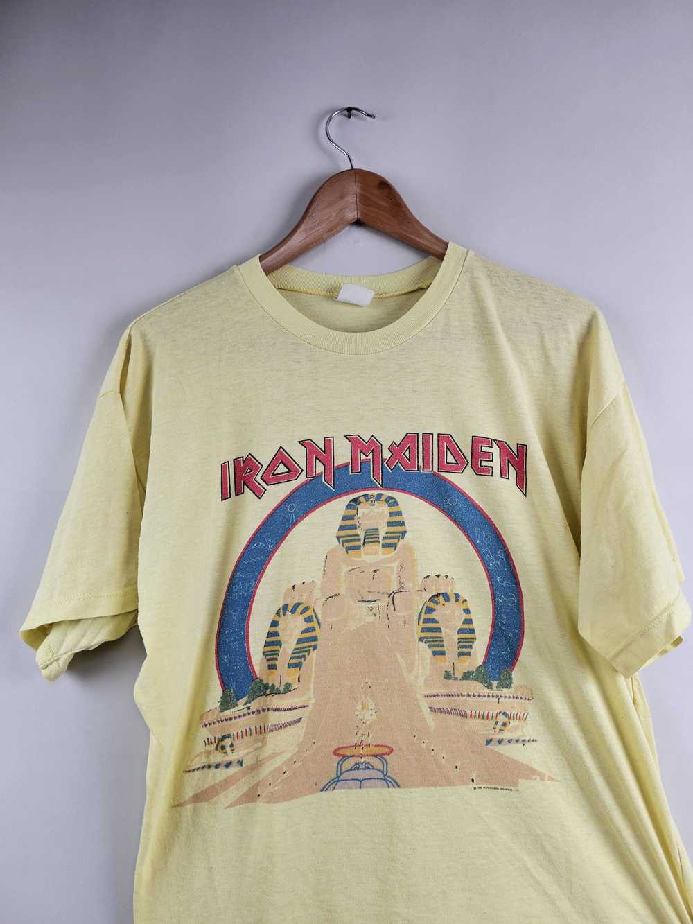 Band Tees × Iron Maiden × Vintage 1984 Iron Maide… - image 2