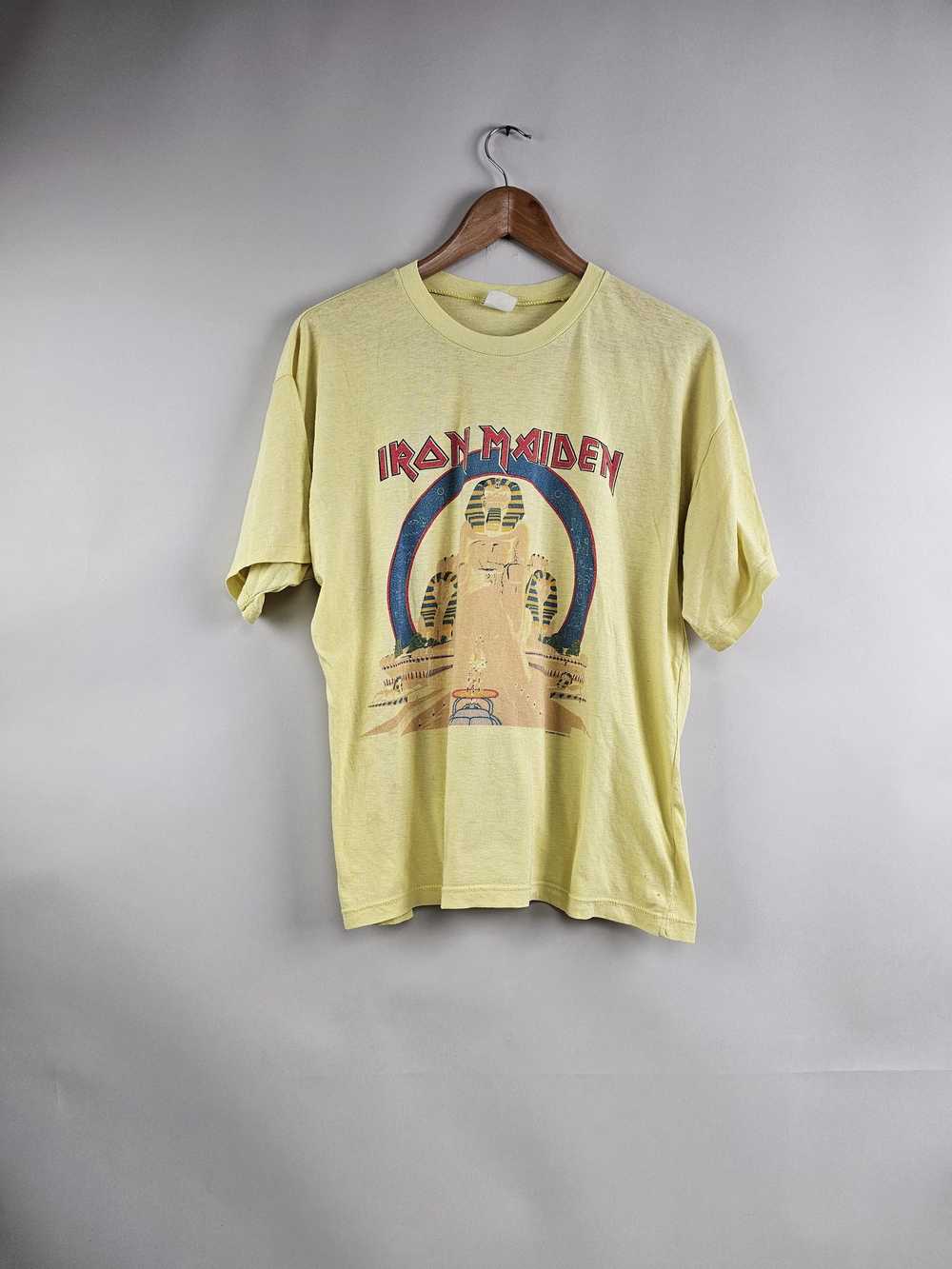 Band Tees × Iron Maiden × Vintage 1984 Iron Maide… - image 5