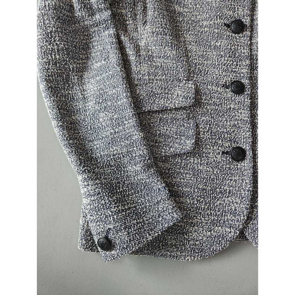 Rag & Bone Slade Tweed Jacket Blazer Size 2 Navy … - image 6