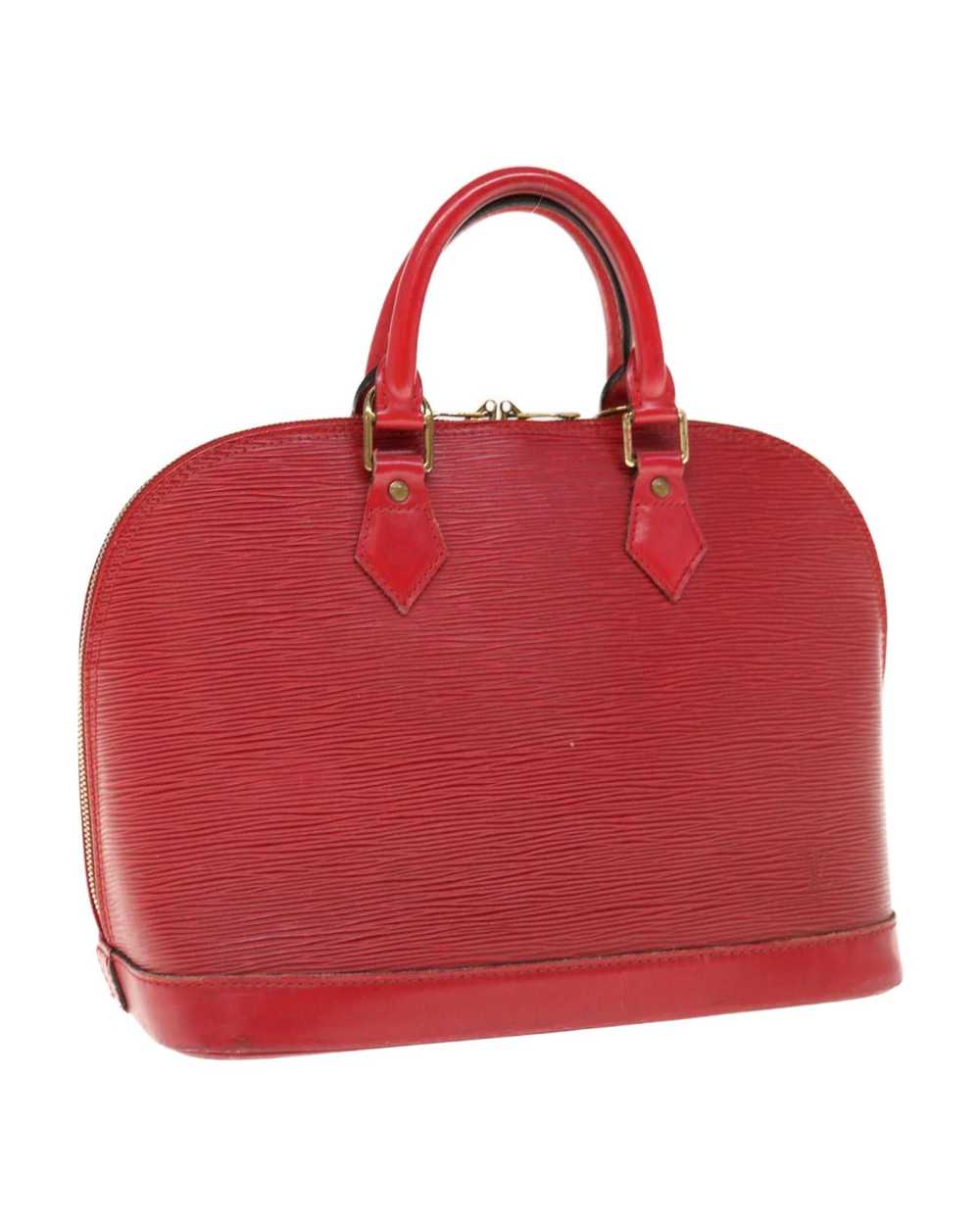 Louis Vuitton Red Epi Leather Hand Bag with Acces… - image 1