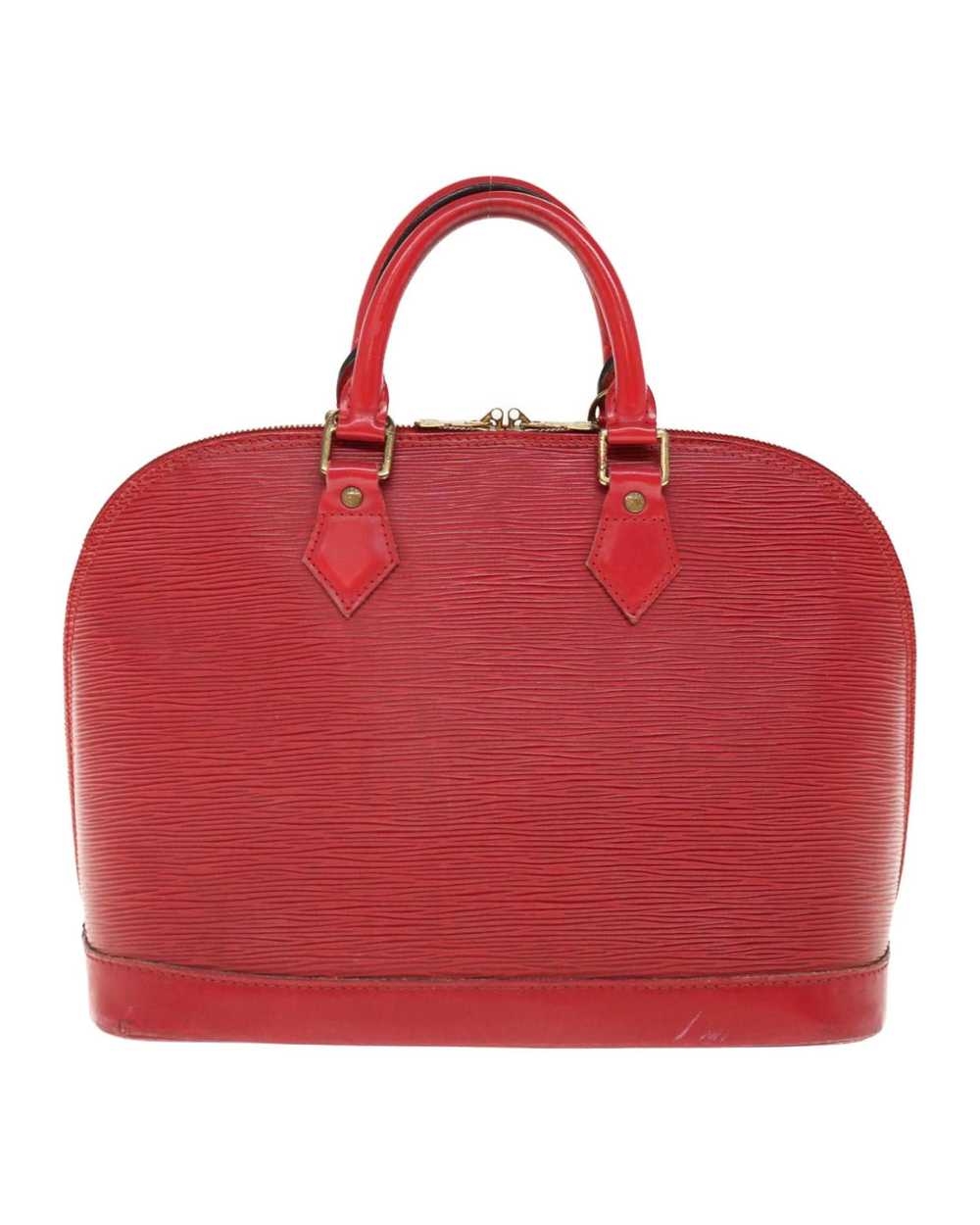 Louis Vuitton Red Epi Leather Hand Bag with Acces… - image 2