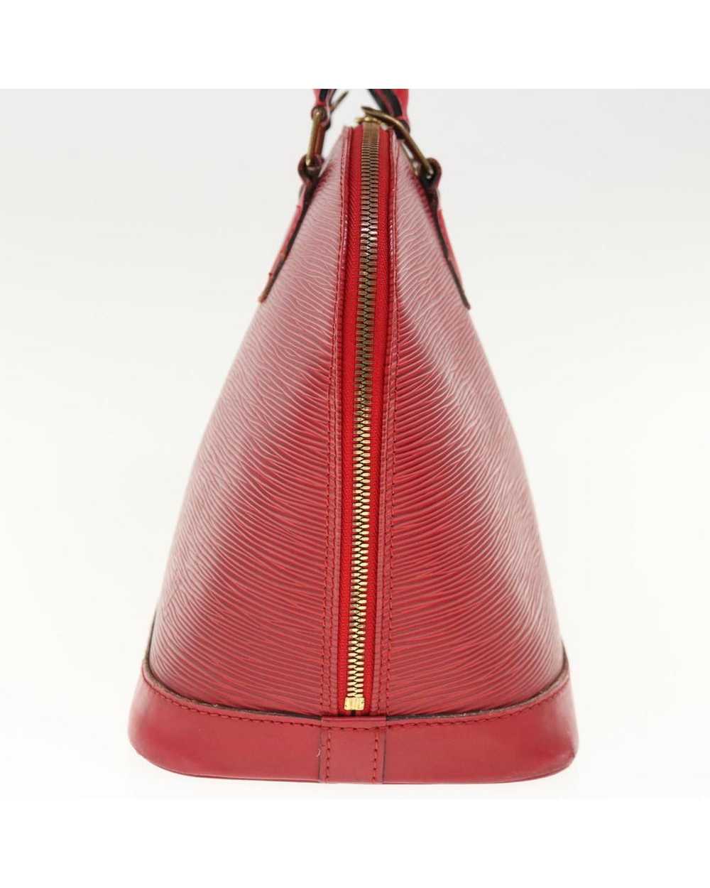 Louis Vuitton Red Epi Leather Hand Bag with Acces… - image 4