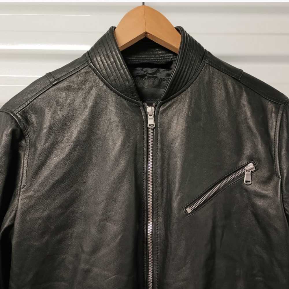 DIESEL BLACKGOLD Leather Jacket Size/48 (M)/Sheep… - image 2