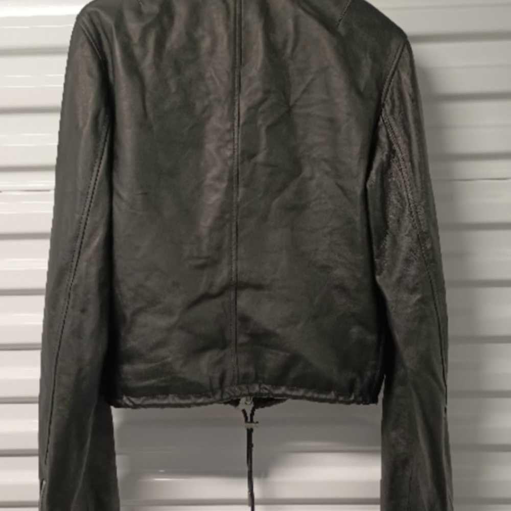 DIESEL BLACKGOLD Leather Jacket Size/48 (M)/Sheep… - image 4
