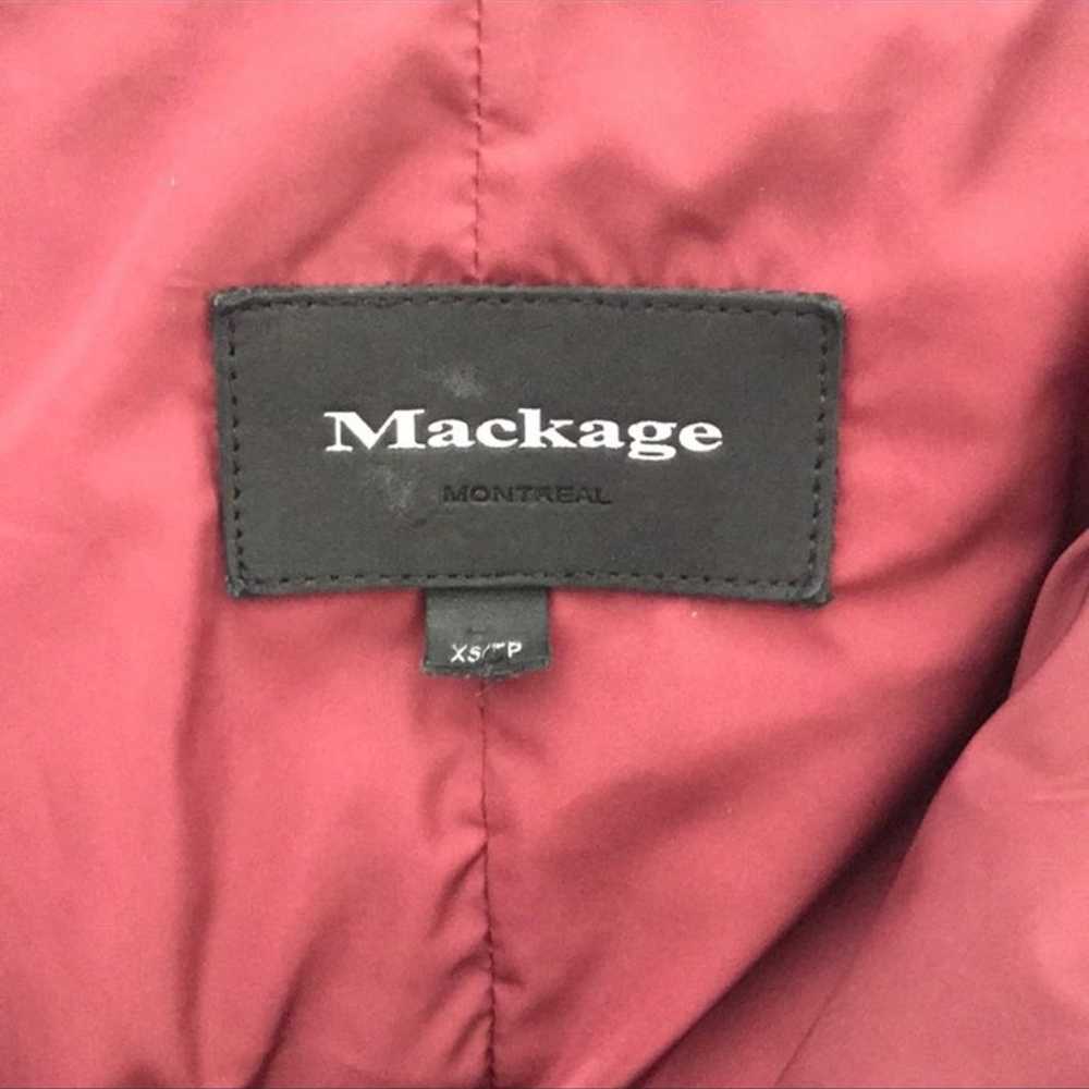 Mackage Montreal Luxury down maroon jack - image 3