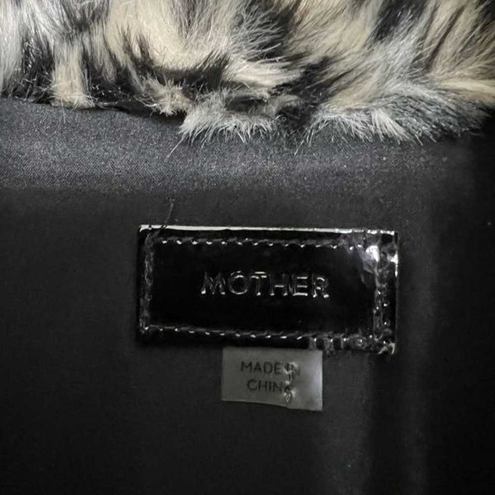 Mother Slick Animal Print Faux Fur Leather Moto J… - image 2