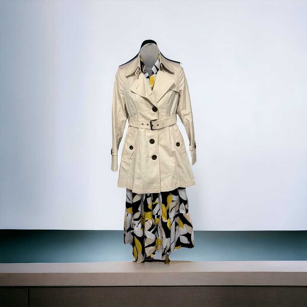 Burberry Blue Level Trench Coat - image 2