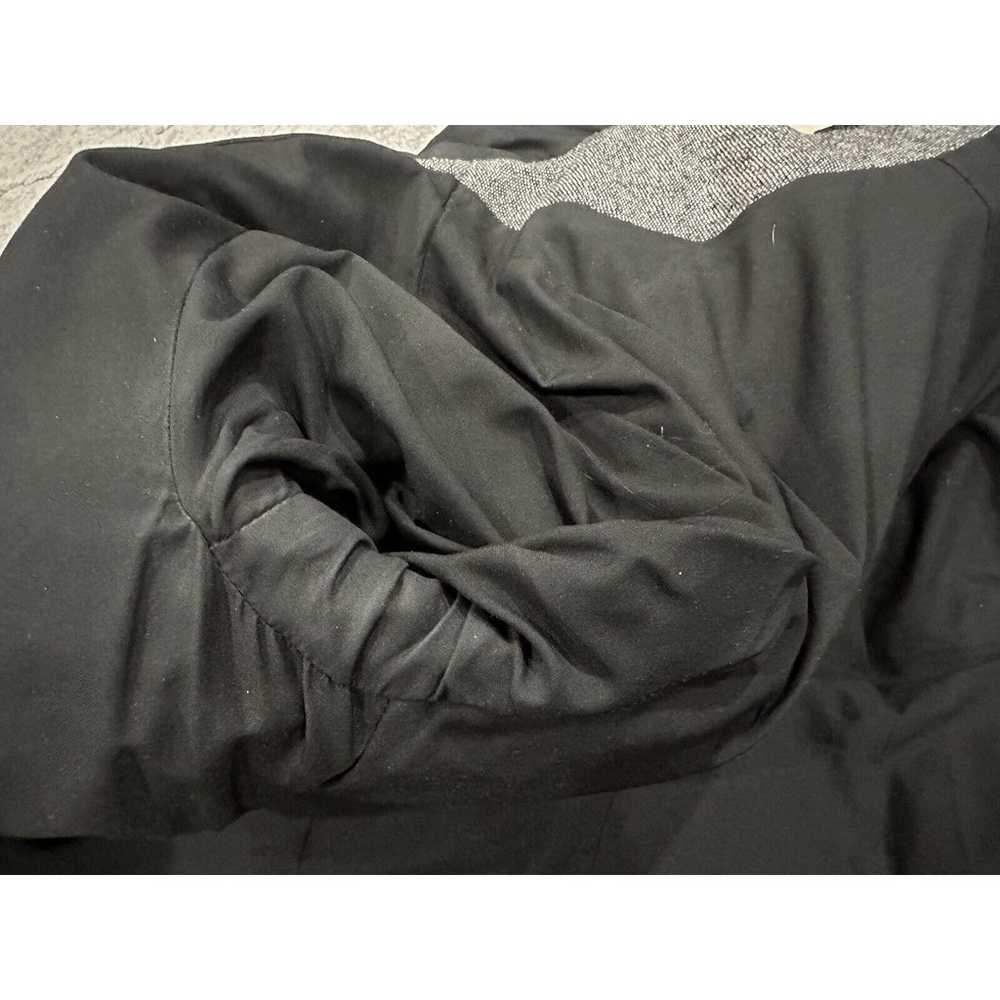 Soia & Kyo Sacha Tweed Wool Down Gray Black Coat … - image 10