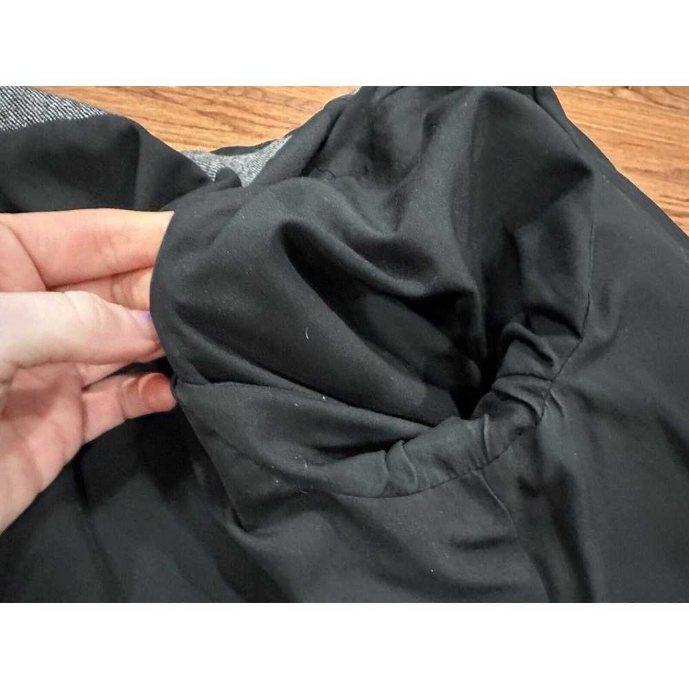 Soia & Kyo Sacha Tweed Wool Down Gray Black Coat … - image 11