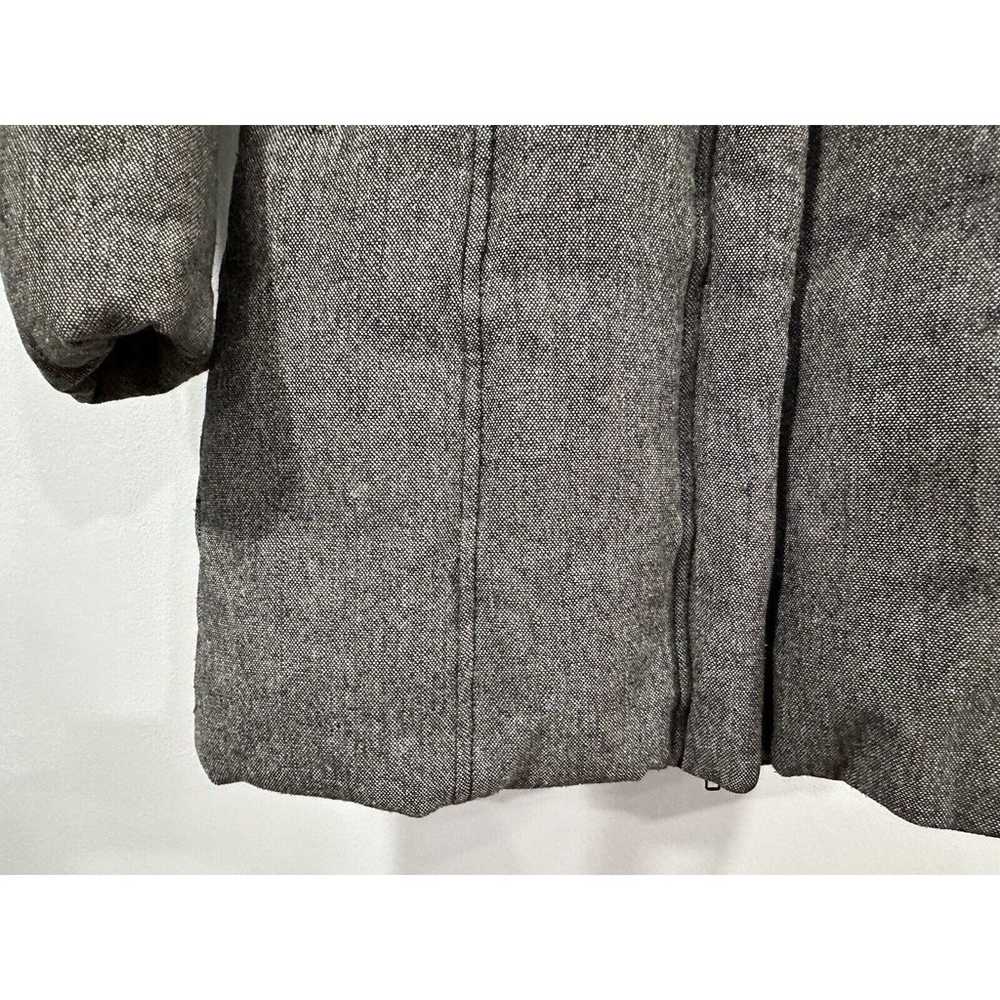 Soia & Kyo Sacha Tweed Wool Down Gray Black Coat … - image 3