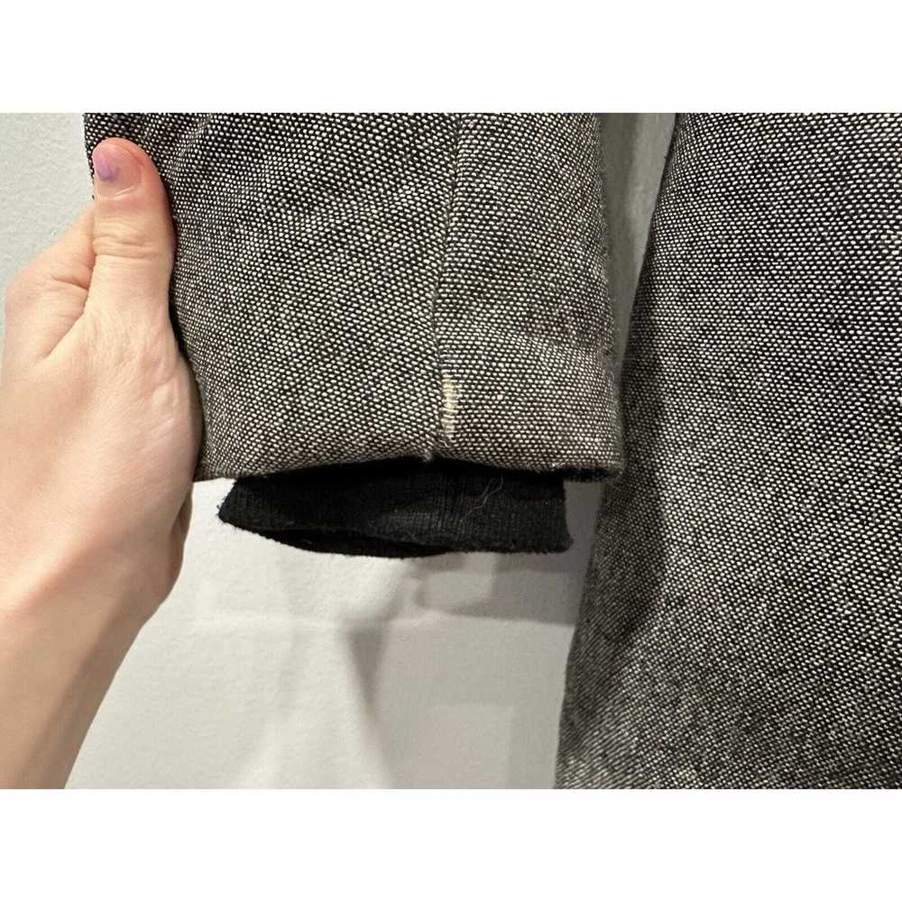 Soia & Kyo Sacha Tweed Wool Down Gray Black Coat … - image 7
