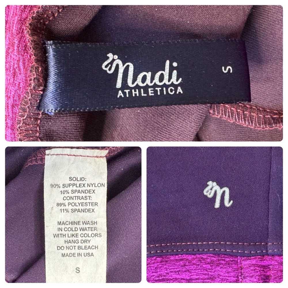 Other NADI ATHLETICA Purple Ruched Flare Leggings… - image 12