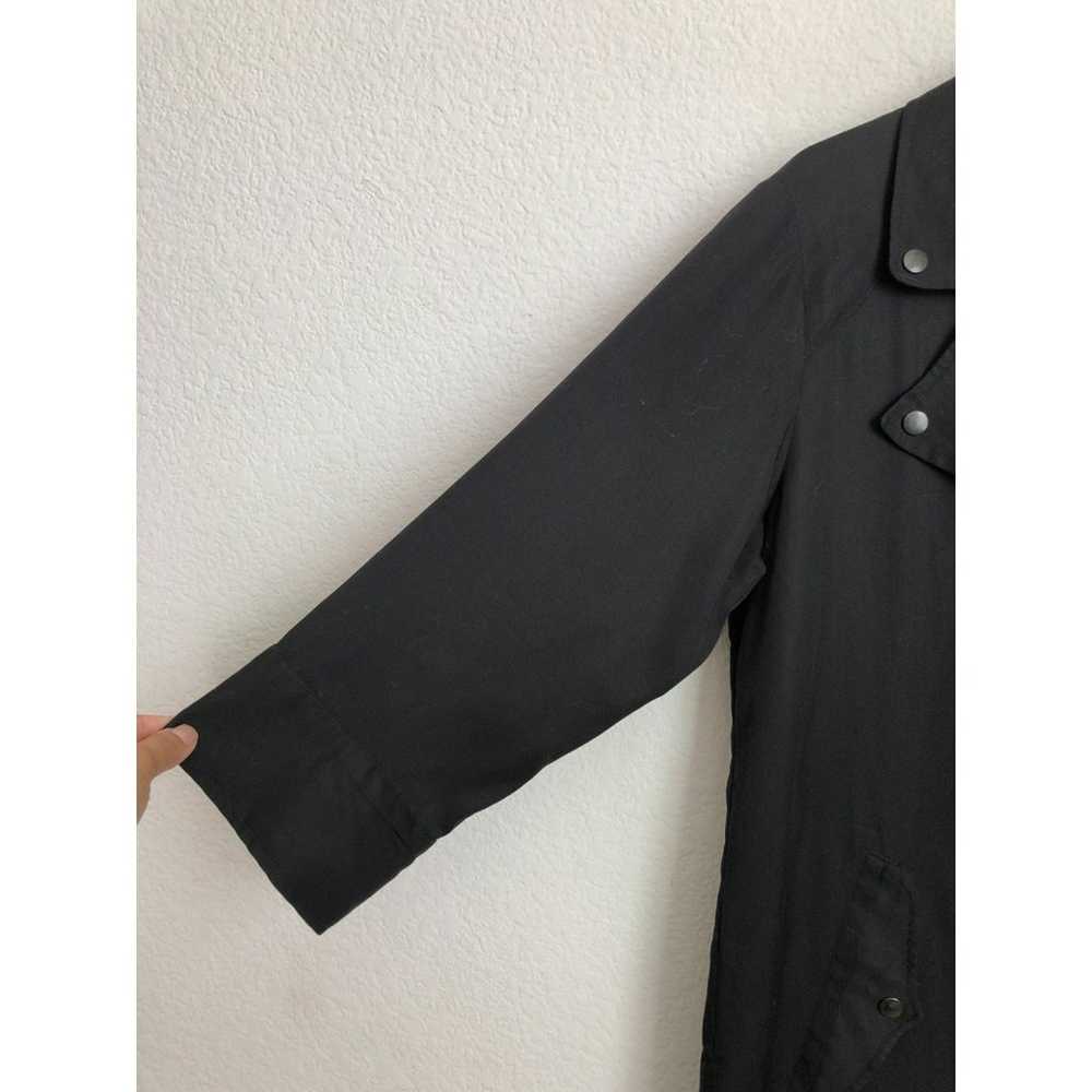 Rachel Comey black long moto lightweight jacket s… - image 7