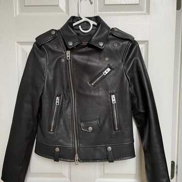 COACH Ladies Black Riders Leather Jacket - image 1
