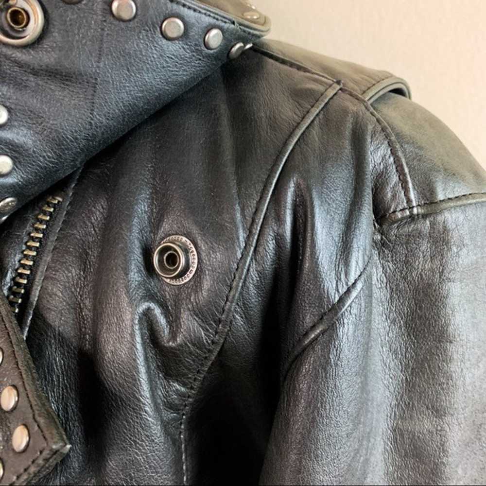 Harley Davidson Motorcycle Leather Jacke - image 5