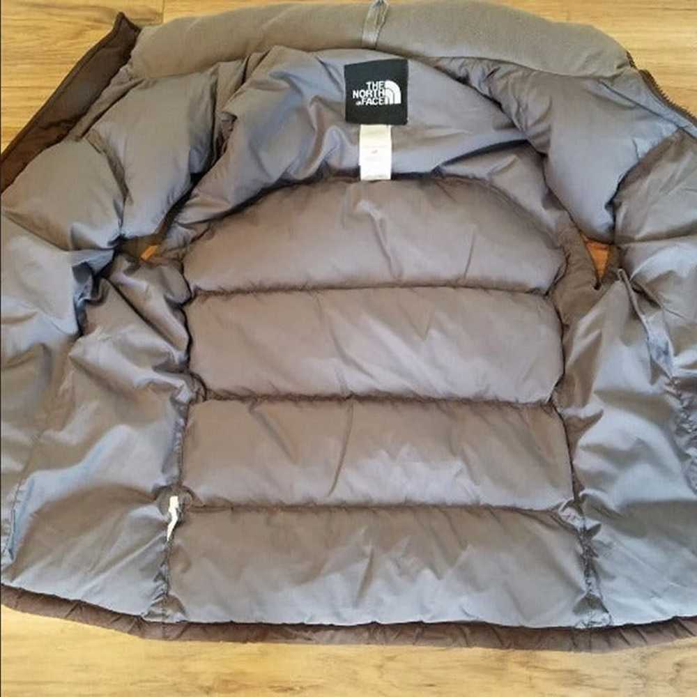 North Face Womens Brown Nuptse Puffer Vest Coat S… - image 3