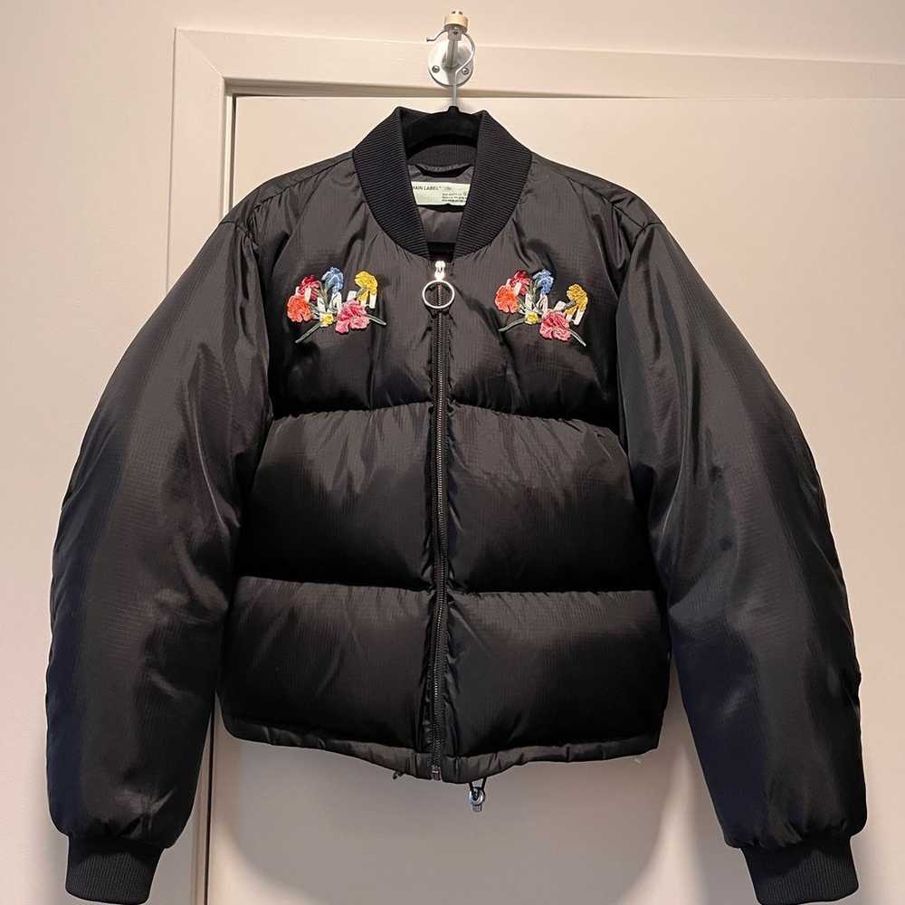 OFF-WHITE “WOMAN” Embroidered Puffer - image 1
