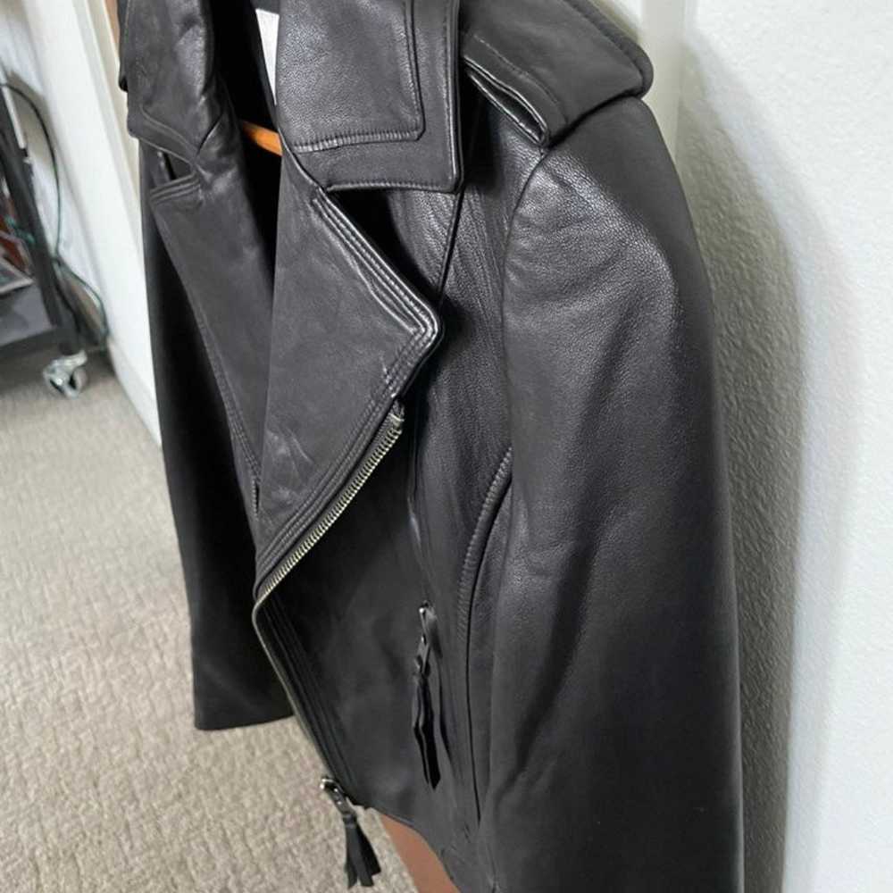 Joie Ailey Leather Jacket XS/S 2-4 - image 3