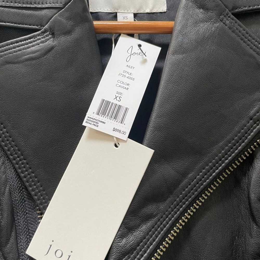 Joie Ailey Leather Jacket XS/S 2-4 - image 5