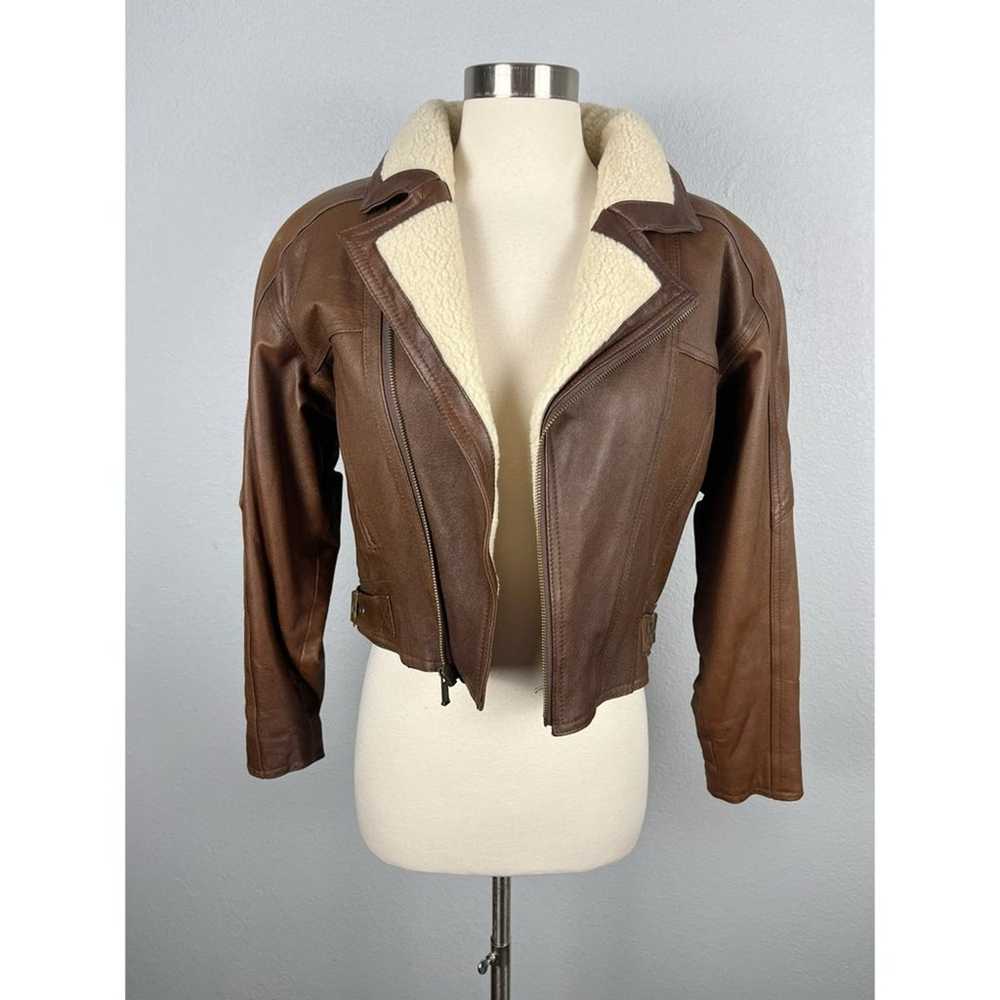 Vintage Aventure Bound by Wilson’s Leather Sherpa… - image 11